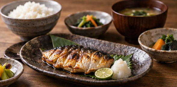 架空の和食店の料理・店内イメージ